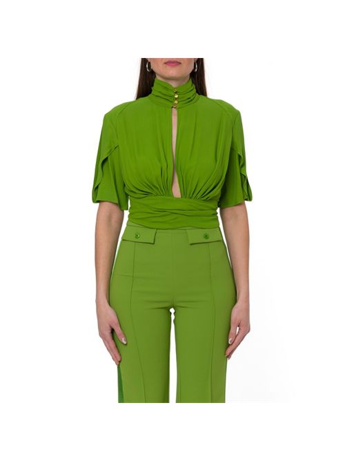 Blusa in georgette di viscosa ELISABETTA FRANCHI | CA15862E2/EV3